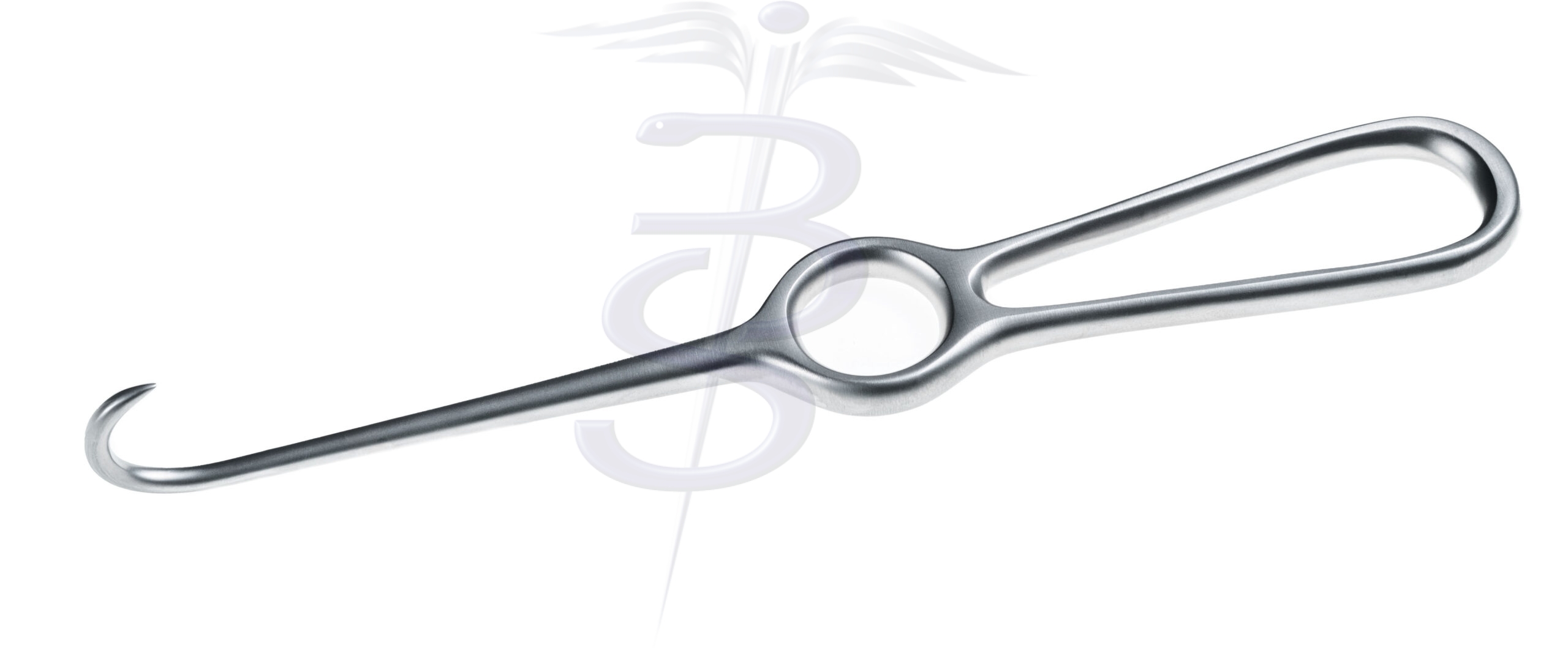 Kocher Bone Hook with Ring Handle